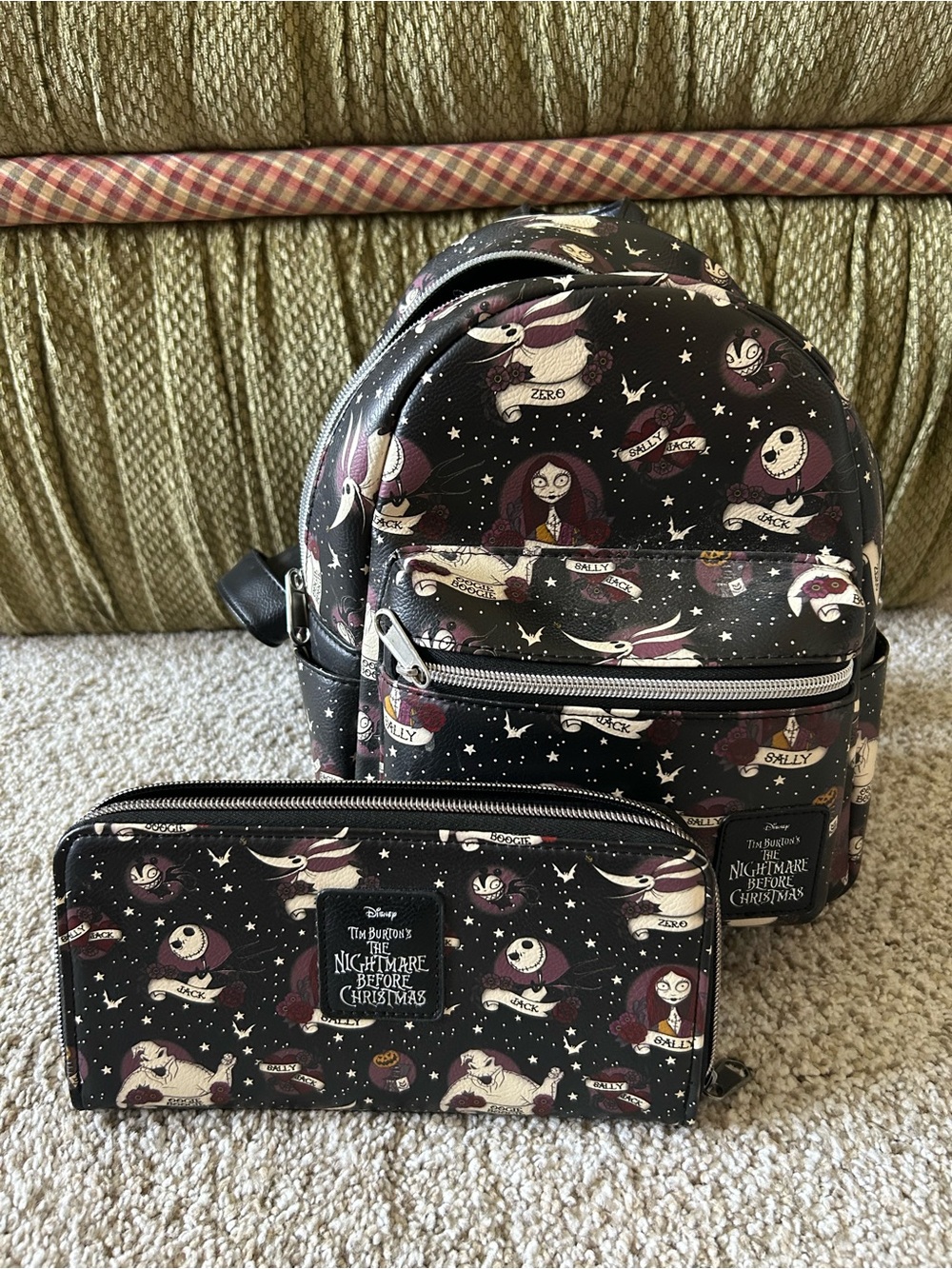 Loungefly Nightmare Before Christmas Backpack & Wallet